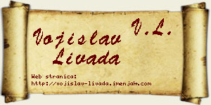 Vojislav Livada vizit kartica
